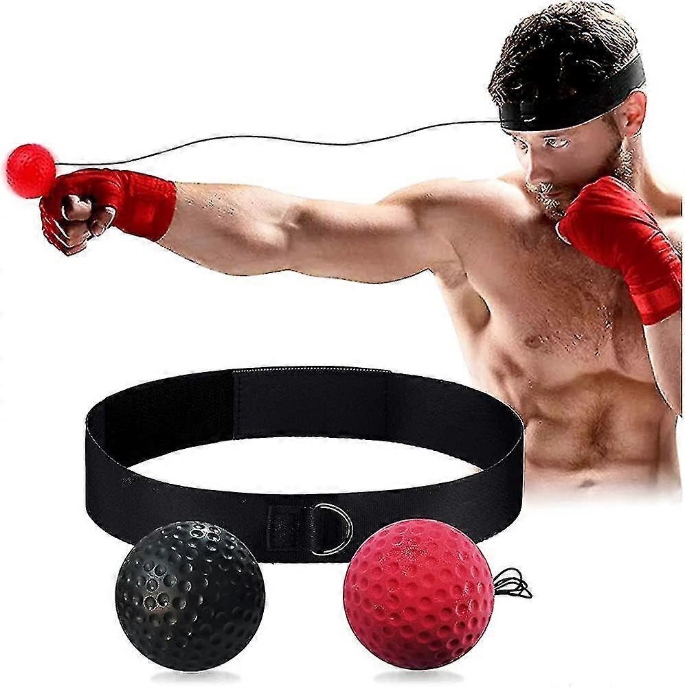 Boxing Reflex Balls, 2pcs Gift Punching Ball On String With Adjustable