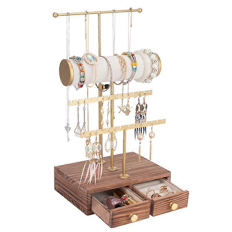 European style dressing table jewelry storage box jewelry storage rack