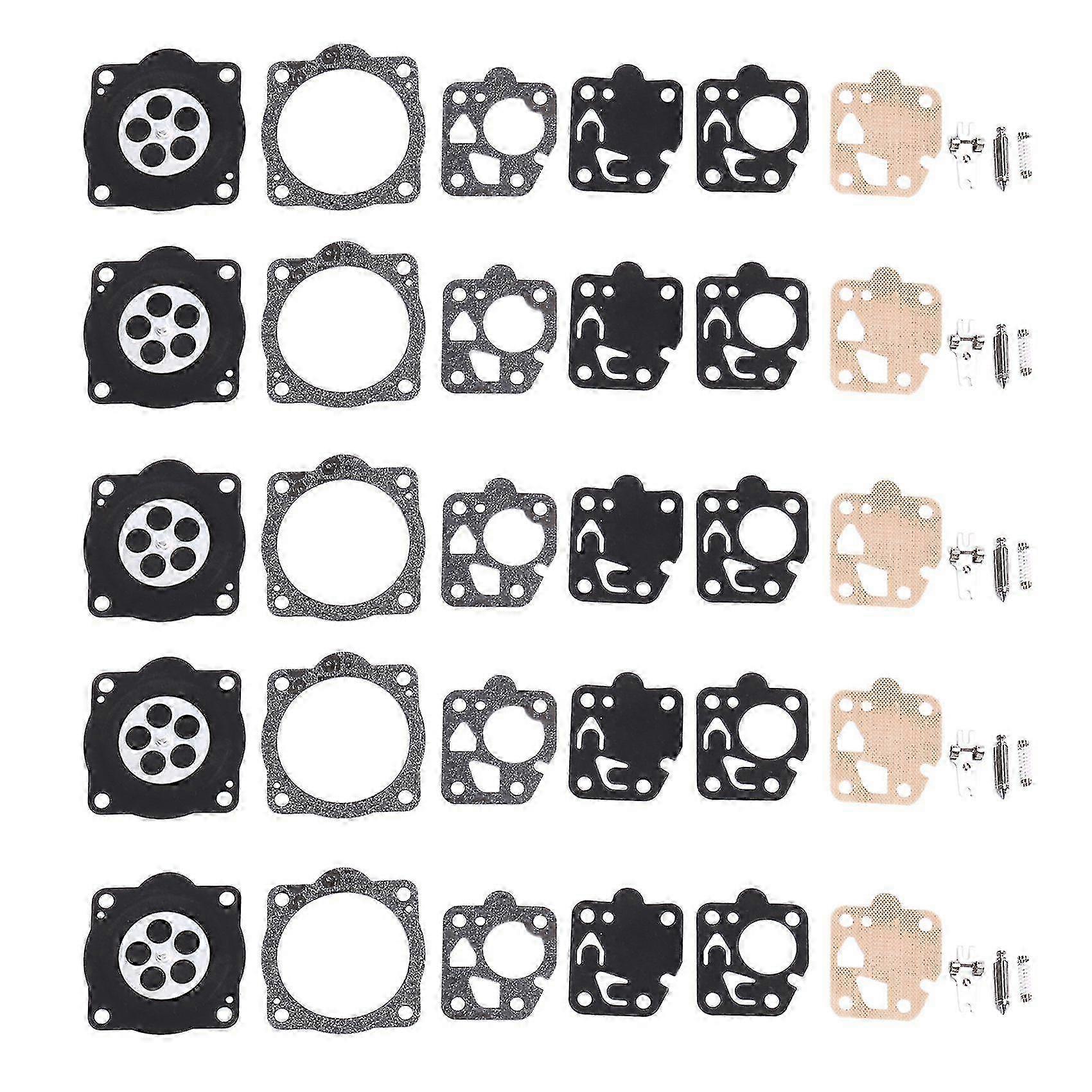 5sets Tk4 Trimmer Carburetor Carb Rebuild Kit Fits Garden Tools -A1