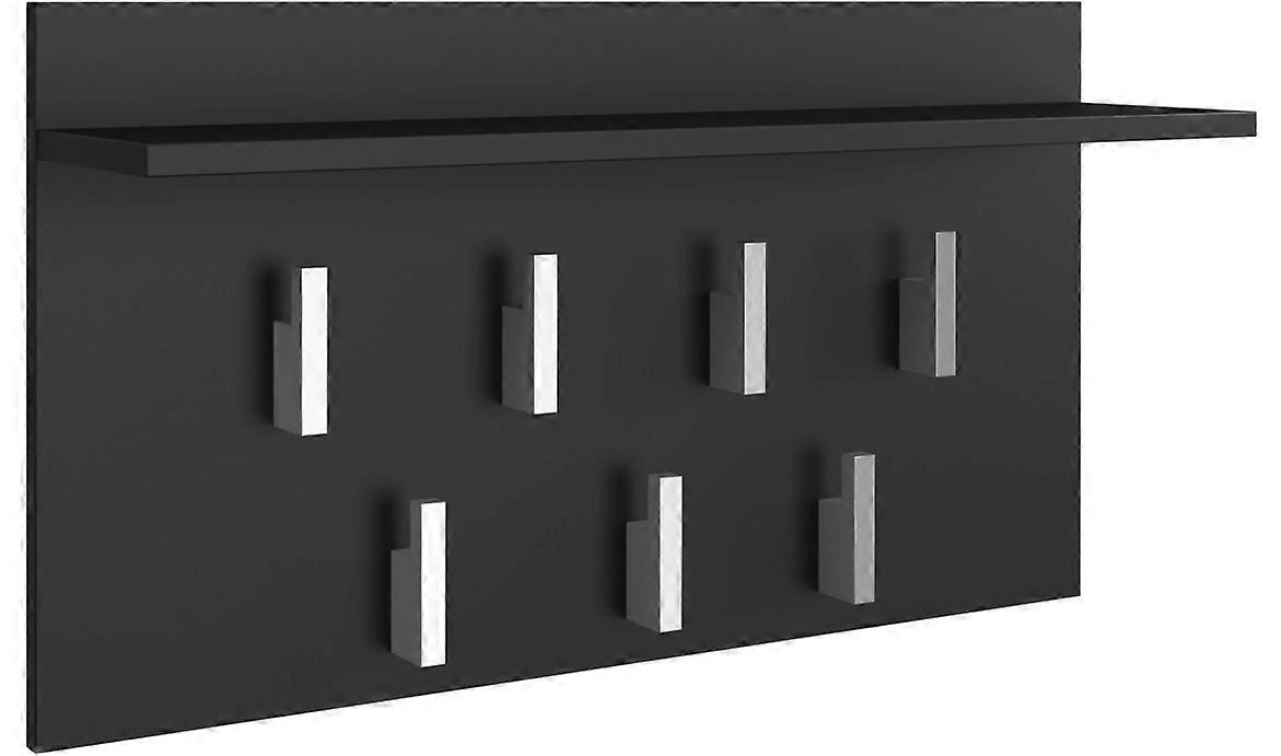 Regalaufhänger 2F schwarz matt