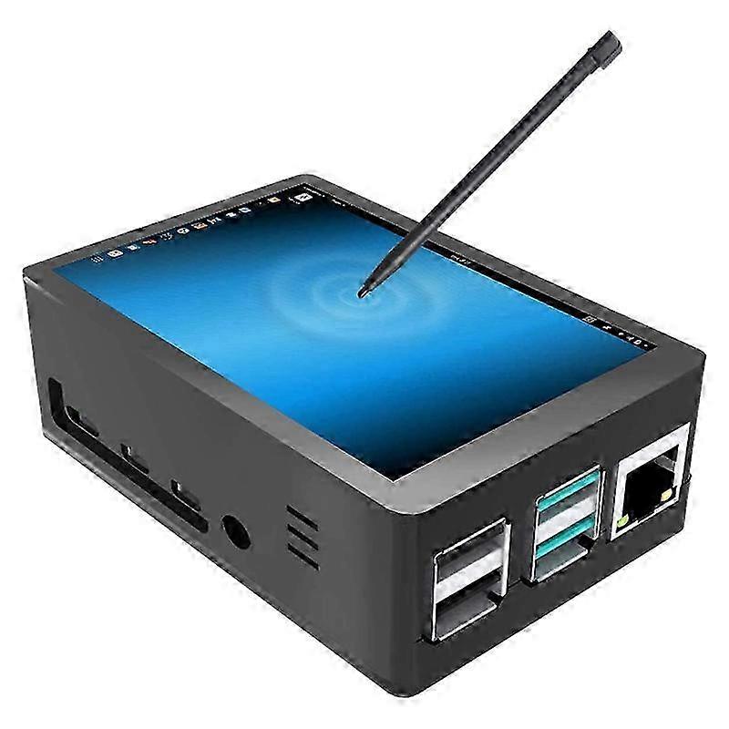 3,5 tuuman TFT LCD-kosketusnäyttö 320X480 resoluutio Abs-kotelo + kosketuskynä Raspberry Pi 4 B: lle