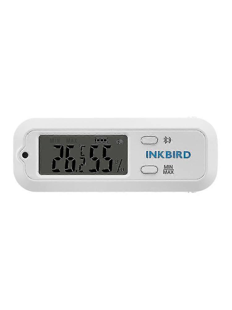 Inkbird All Season Use Digital Thermometer Hygrometer Bluetooth-compatible Sensor With Lcd Readable Screen Data Logger Ith-12s