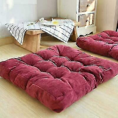 Mjuk tjock soffa ch corduroy cushs sits fyrkantigt golv en matsal 55*55cm