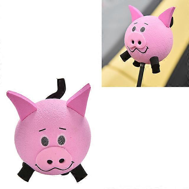Decoration Car Yellow Little Cute Funny Cartoon Doll Antenna Ball Plush Eva Foam Aerial Toppers Styling Roof Ornament