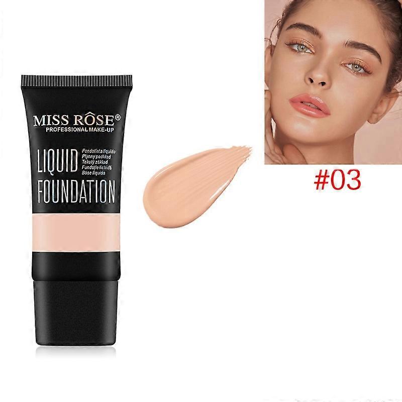 Professional Face Liquid Foundation Concealer Soft Matte Face Base Makeup