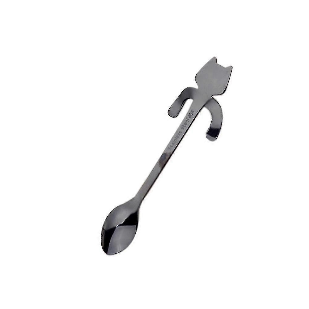 Stainless Steel Cartoon Cat Cofee Spoon