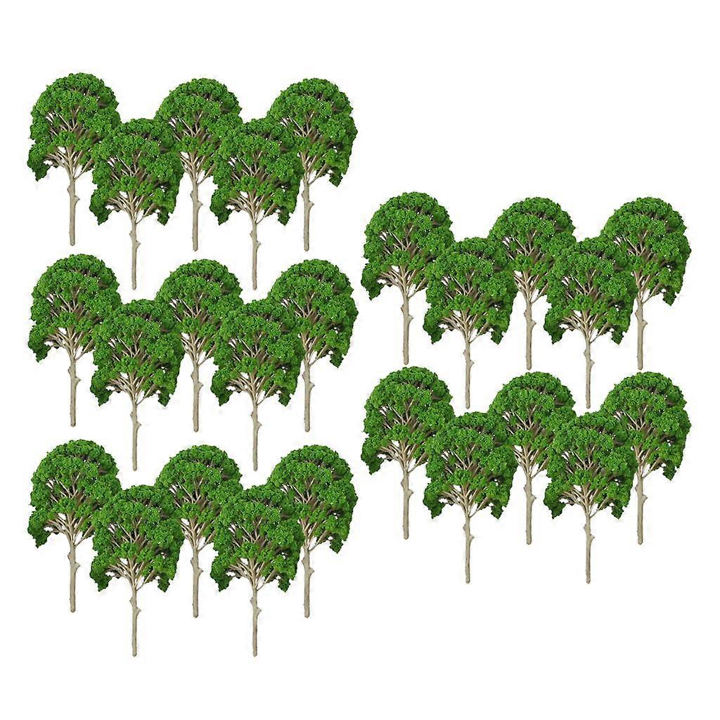 25 Stück Eisenbahn Modell Maulbeerbäume Layout Querformat 1:50 - 1:75