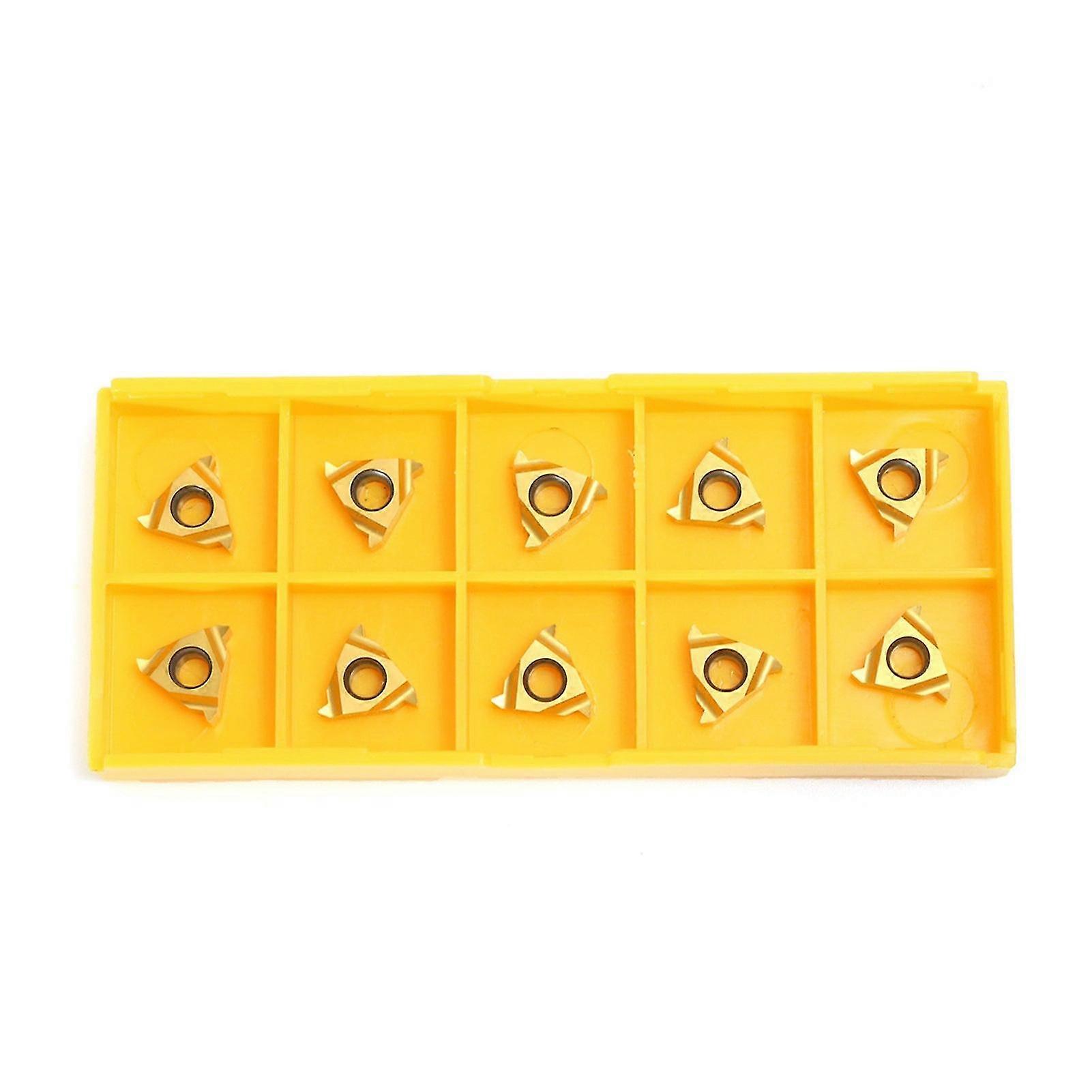 10 Pcs 11er A60 11er 14 A60 Carbide Inserts Cnc Lathe Cutting Turning Tool 9 X M External Threading Inserts