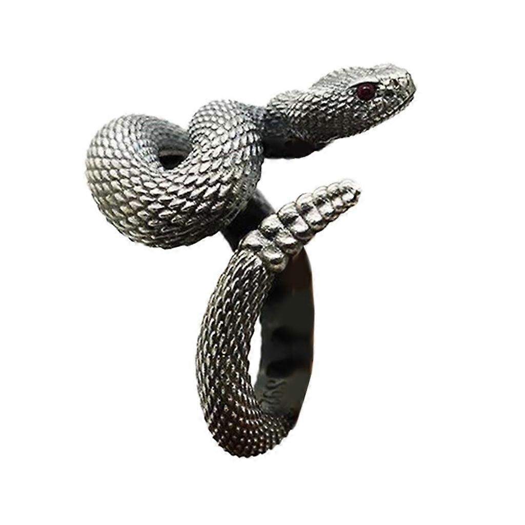  Snake Ring til mænd Kvinder Full Finger Wrap Ring Statement Biker Punk Ringe