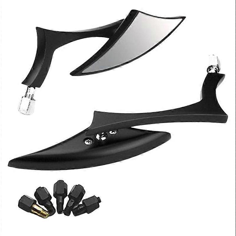 Motorcycle Rearview Mirrors Motorbike Rear View Side Mirrors Motorcycle Aluminum Blade Universal Rearview Personalized Blade
