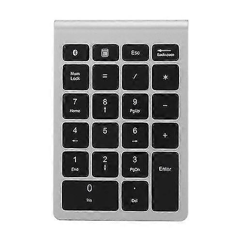 22 Keys Wireless Mini Keyboard Bluetooth 3.0 Numeric Keypad (silver Black)