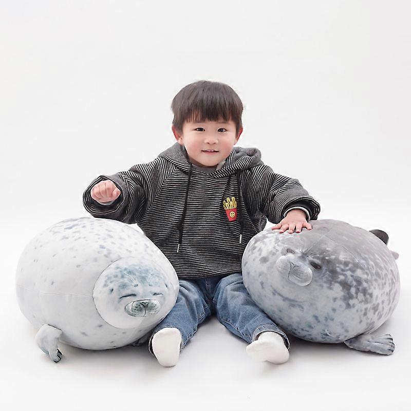 30cm 40cm 60cm Cute Seal Plush Toy Lifelike Stuffed Marine Life Seal Soft Doll Simulation Seal Kids Toys Birthday GiftStuffed Animals