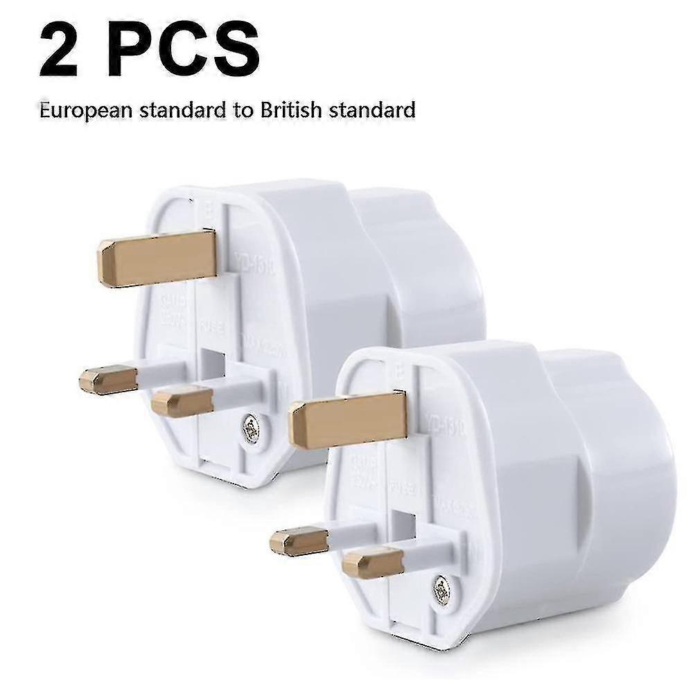 Bran 2x Travel Adapter Adapter Plug For England - Travel Plug Power Adapter Eu To Uk Socket - Travel Plug