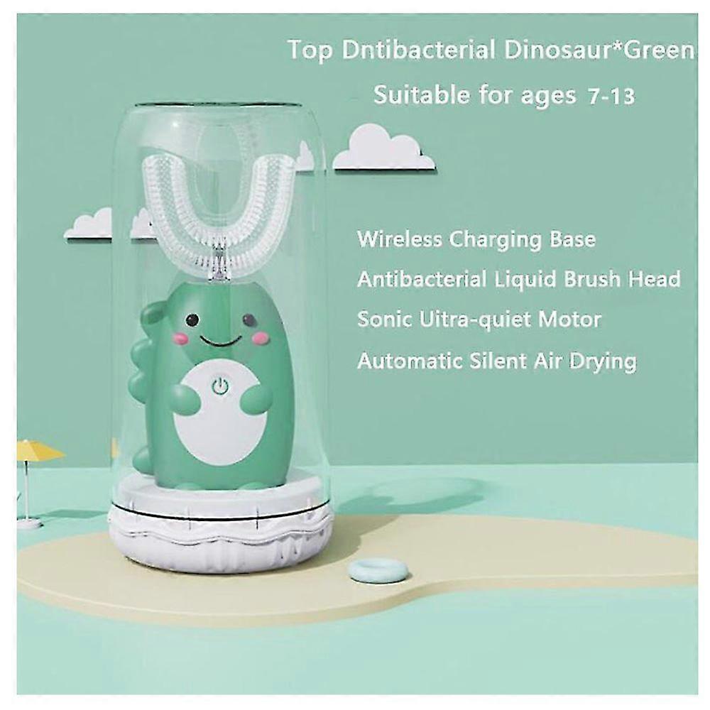 Kid Electric Toothbrush Children Automatic Oral Cleaning Device Sonic U-Shape