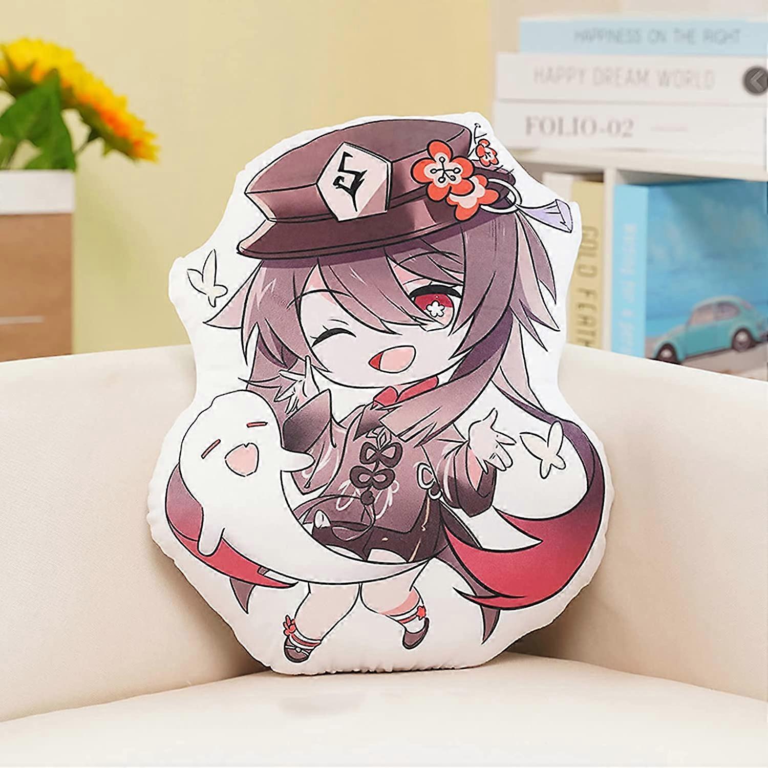 原神インパクトぬいぐるみ枕、おもちゃ枕ソフト漫画人形ソファクッション抱き枕、コスプレアニメゲームキャラクター枕とコレクションとG