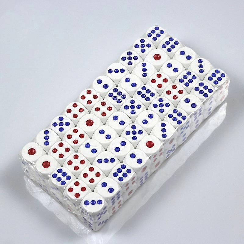 100pcs Acrylic Night Bar Dice 6-sided digital Dice