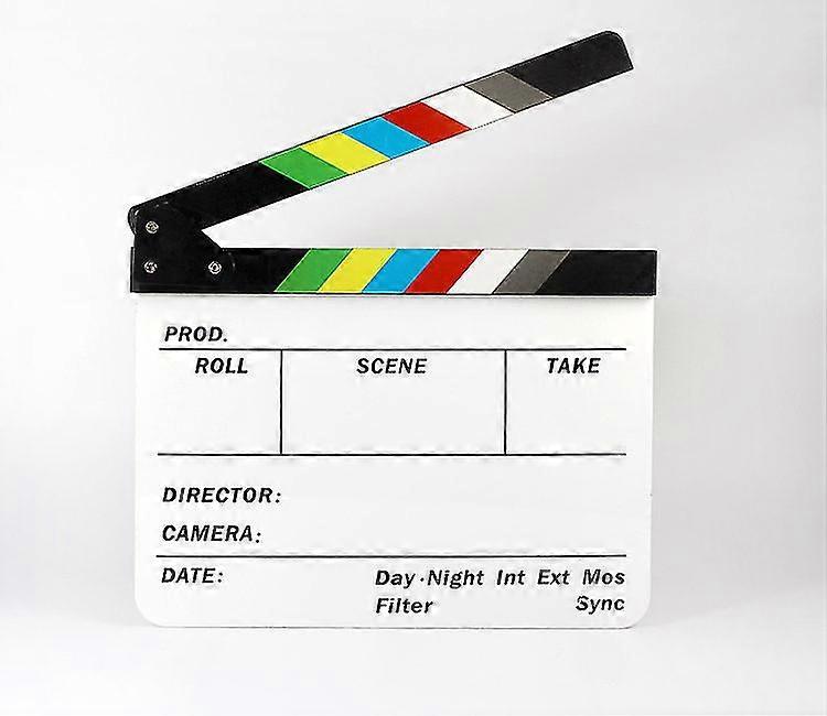 Video/photographic Props, Acrylic Board, Director's Clapper new