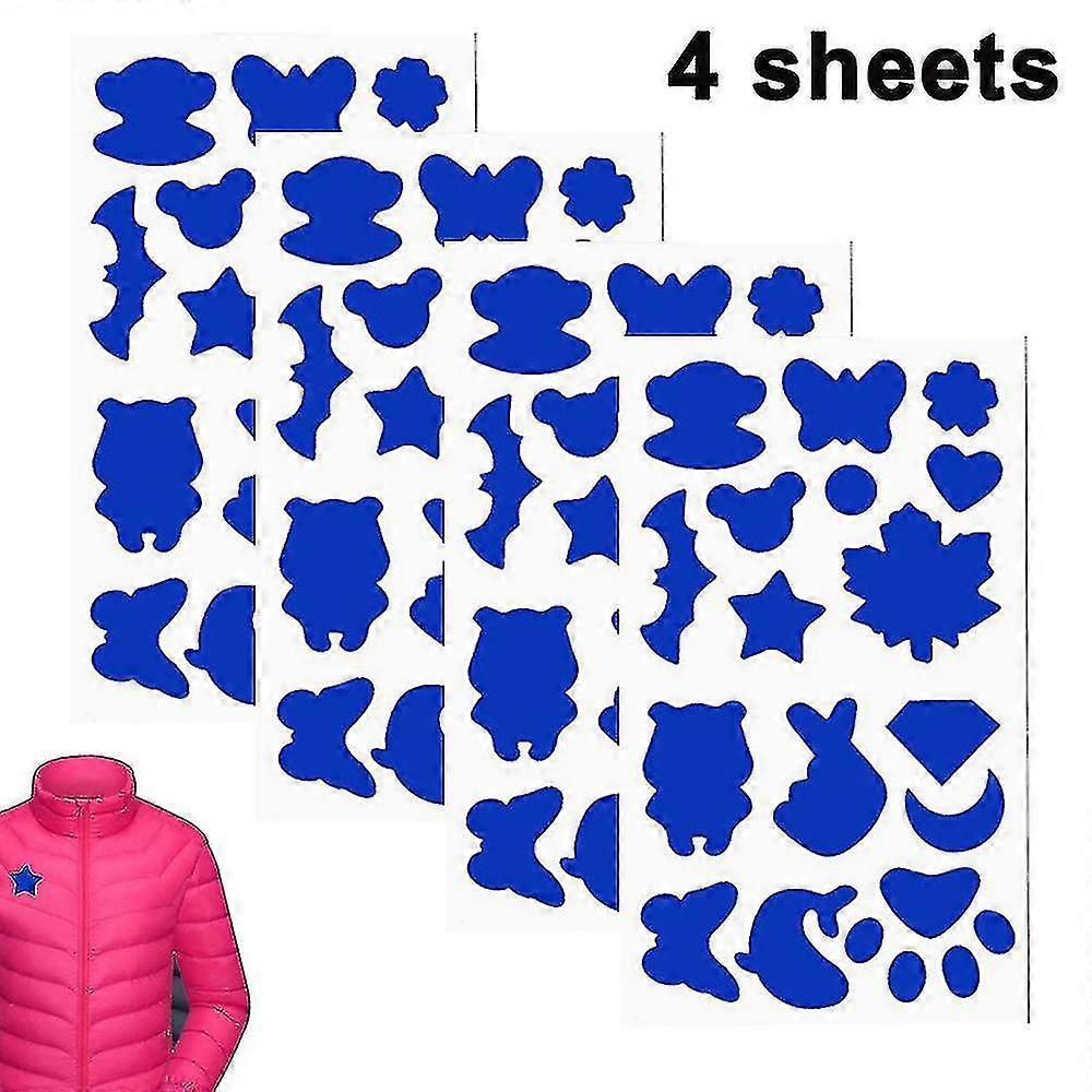 4 ark Dunjakke Reparation Patch Selvklæbende stof patches vaskbar reparation Patch Kit til tøj tasker 15 * 25cm