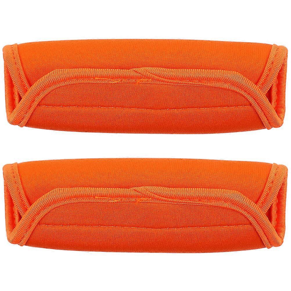 2Pcs Luggage Handle Grips Wraps Soft Neoprene Suitcases Stroller Handle Cover