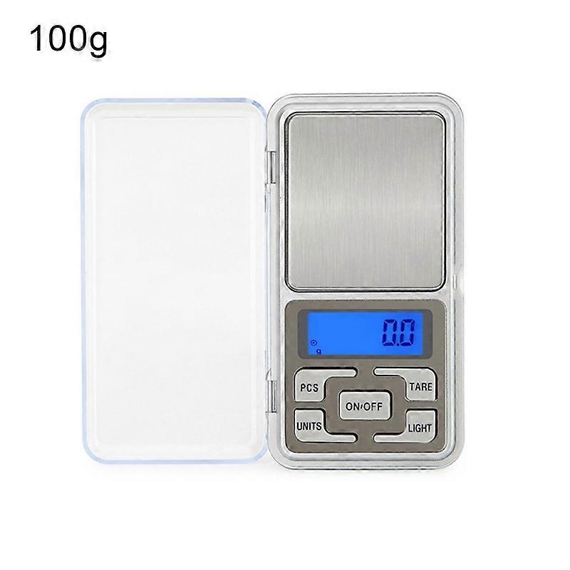 100/200/300/500g Compact Electronic Scale LCD Display ABS Portable Mini Pocket Digital Scale for Home