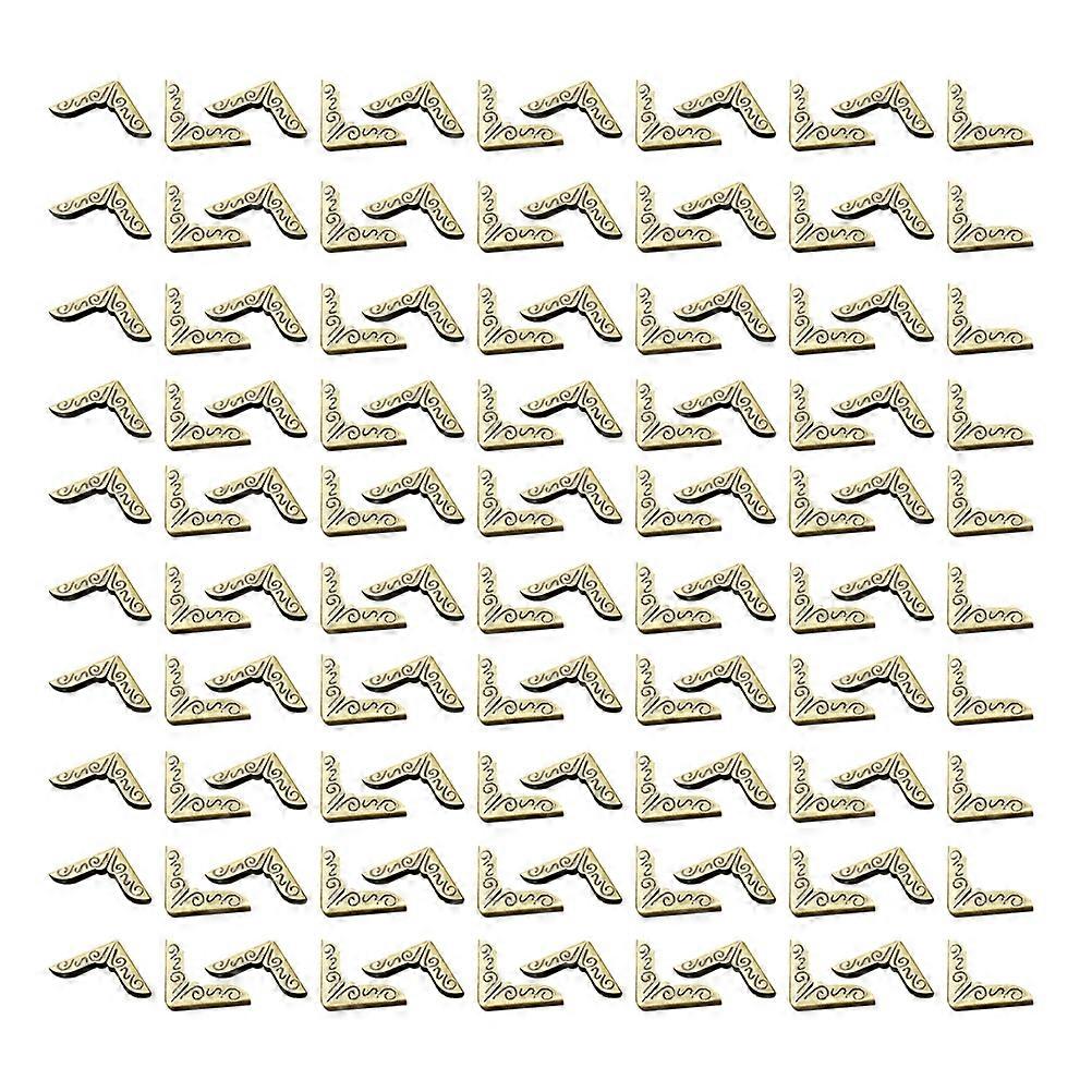 150 قطعة ألبومات صور عتيقة زوايا الكتب الزخرفية قائمة المجلد زوايا الألبوم البرونزي الألبوم المعدني زوايا تصاعد