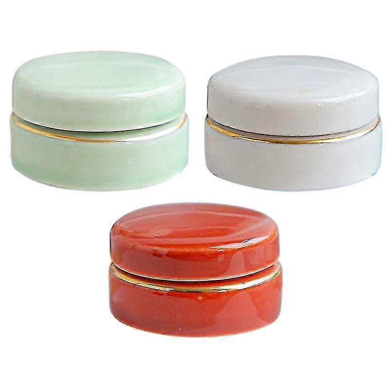 4x4x2.2cm Random Color Food Storage Containers 3pcs Sous-emballage Bouteilles Conteneur de stockage pour Lipst