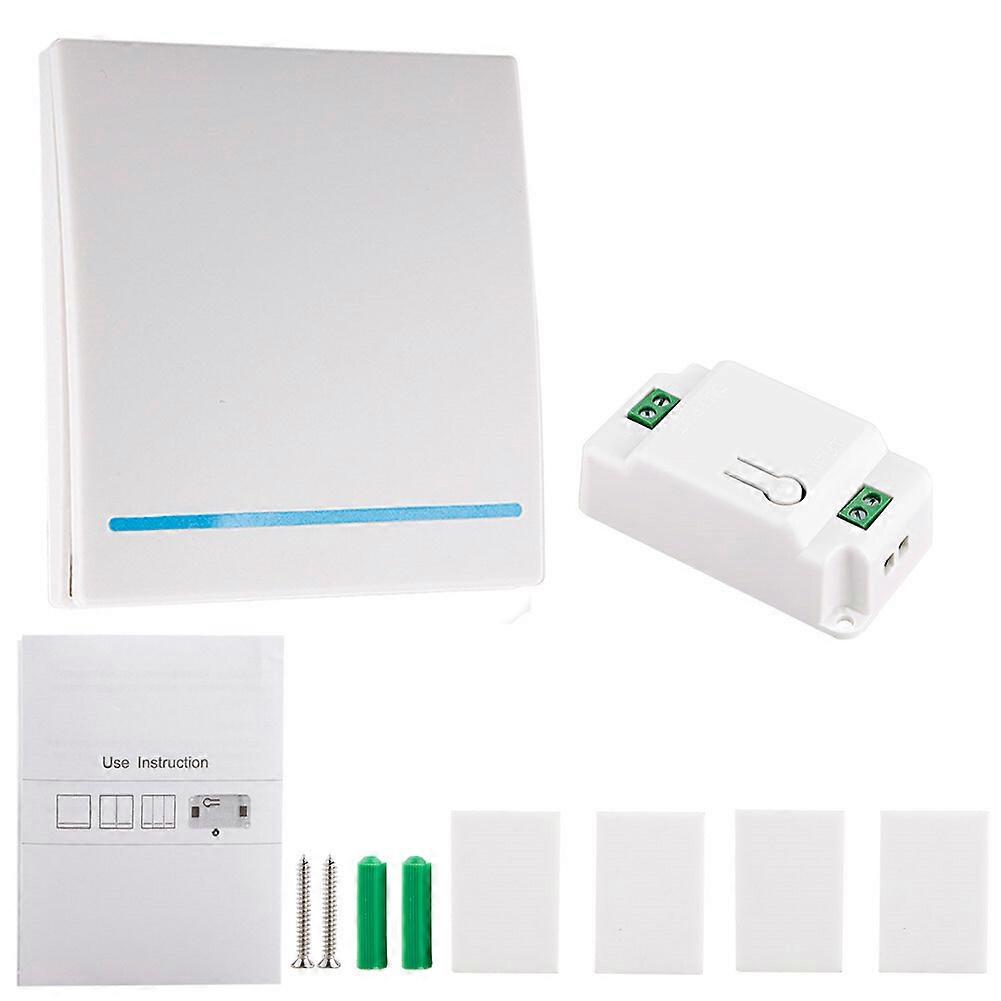 2023 Nuevo interruptor inalámbrico de 433Mhz Luz Receptor de control remoto Panel Botón Lámpara de dormitorio