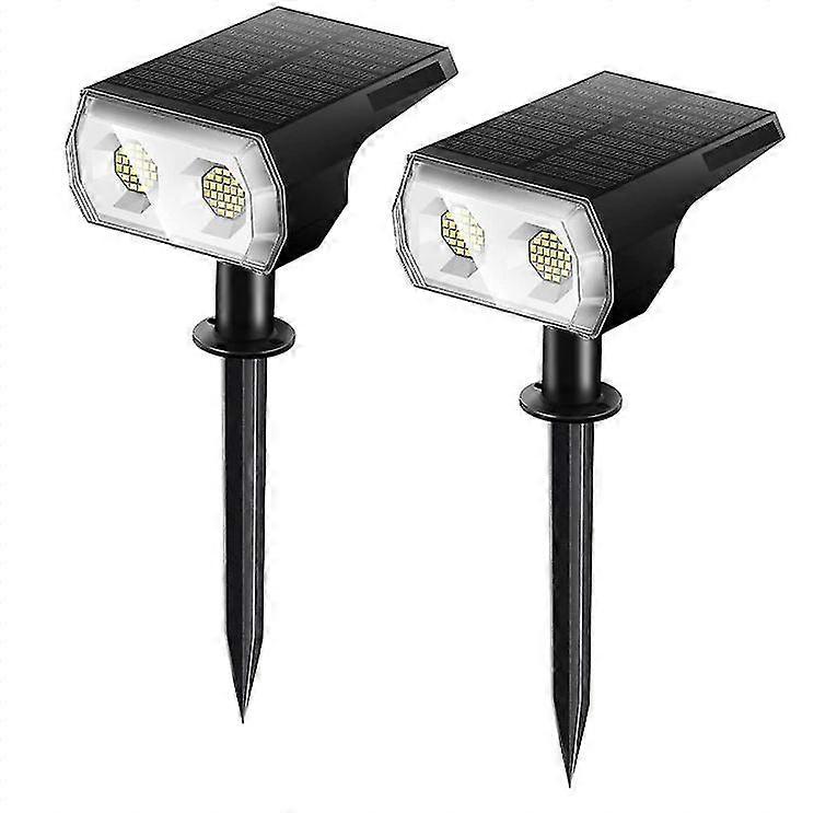 Solar Garden Light with Motion Sensor, Solar Lights for Outdoor, 2 Pack