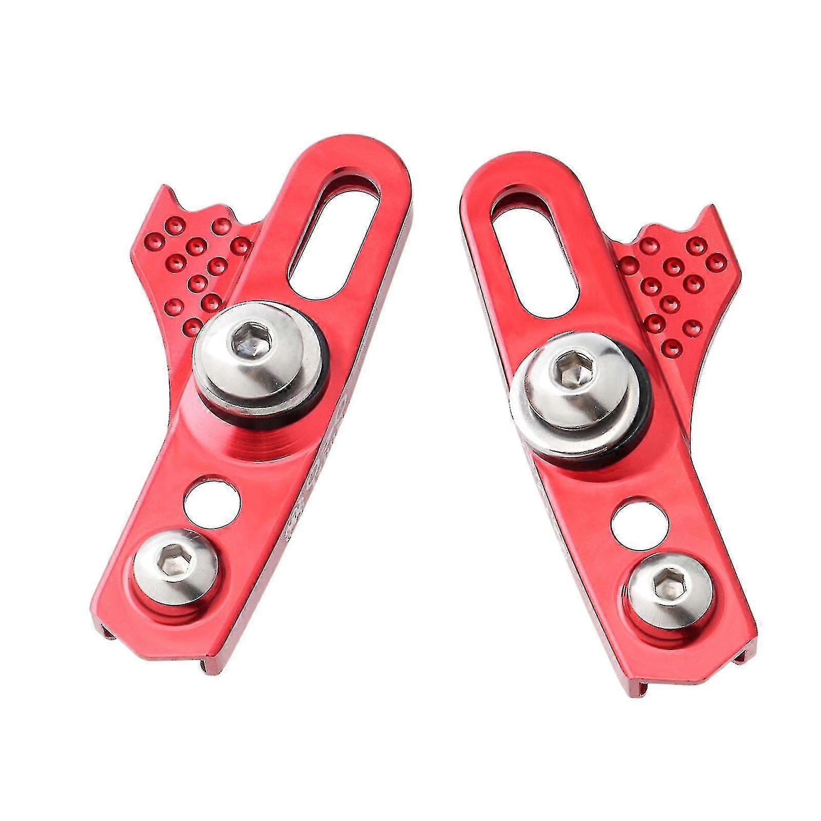 Muqzi Bisiklet Kaliper Fren Balataları Mtb Fren Blokları Tutucu Parçaları Kırmızı