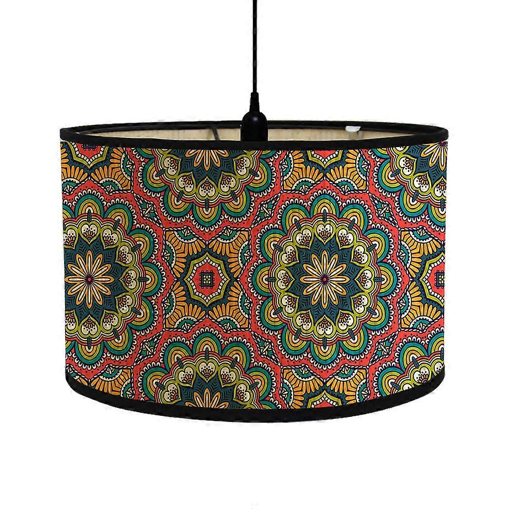 William Morris Lampshade Handmade In Strawberry Thief Minor Red Fabric