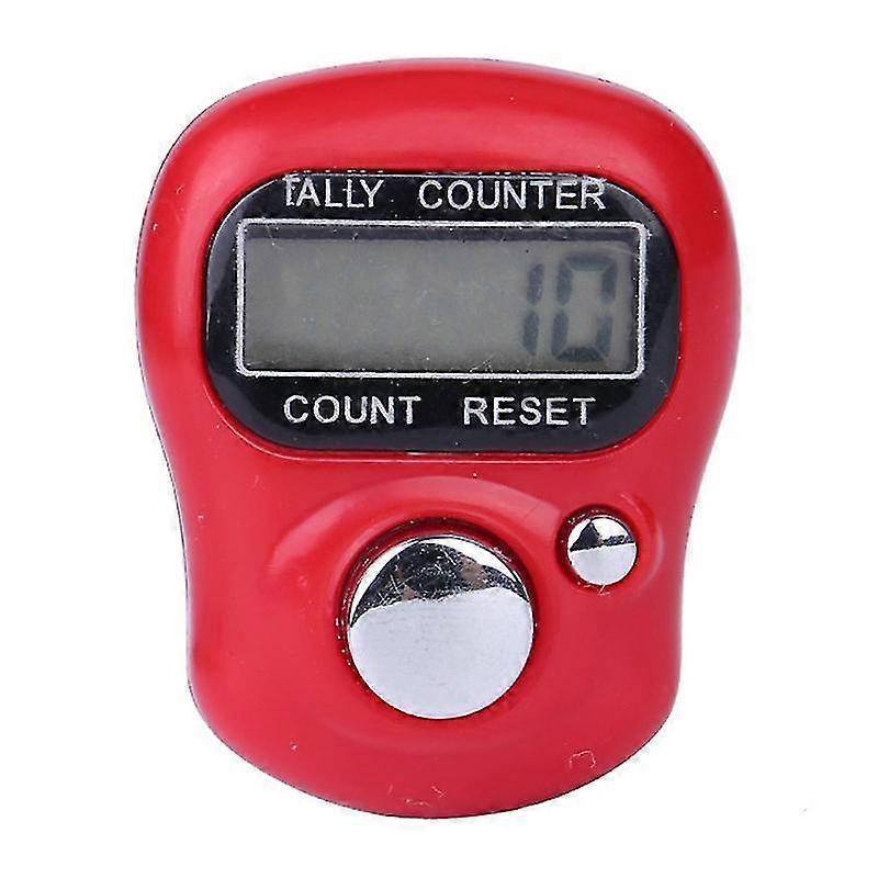 Mini Finger Counter LCD Motorized Digital Display with Light Stitch Markers Sewing Knitting