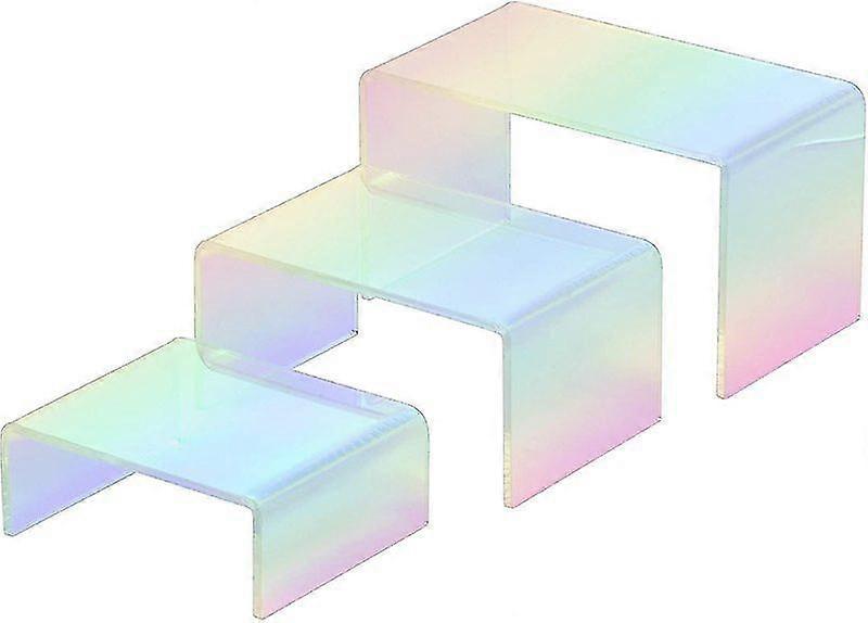 Regenbogen Acryl Display Stand Transparenter Ständer Schmuck Display Schuhe Stand