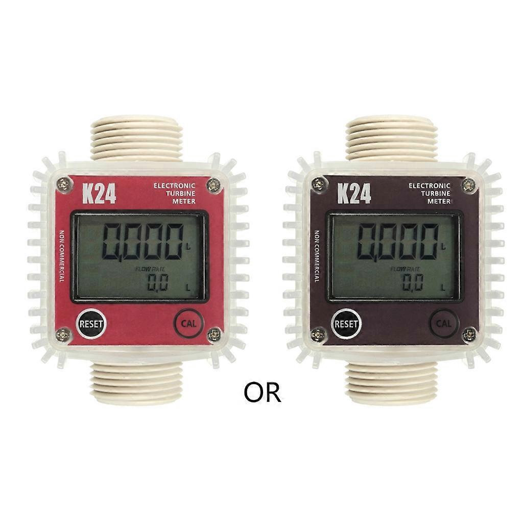 K24  Digital LCD  Flow Meter  Liquid Flow Meter Measuring Tools