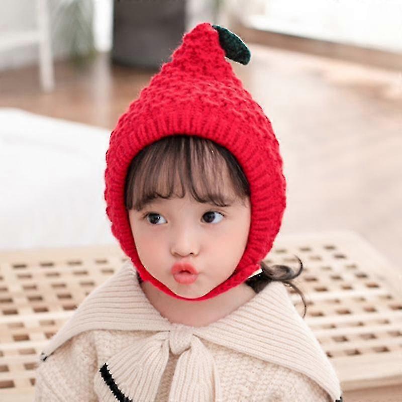 Cute Leaf Tip Hat Warm Winter Accessories Baby For Cold Weather