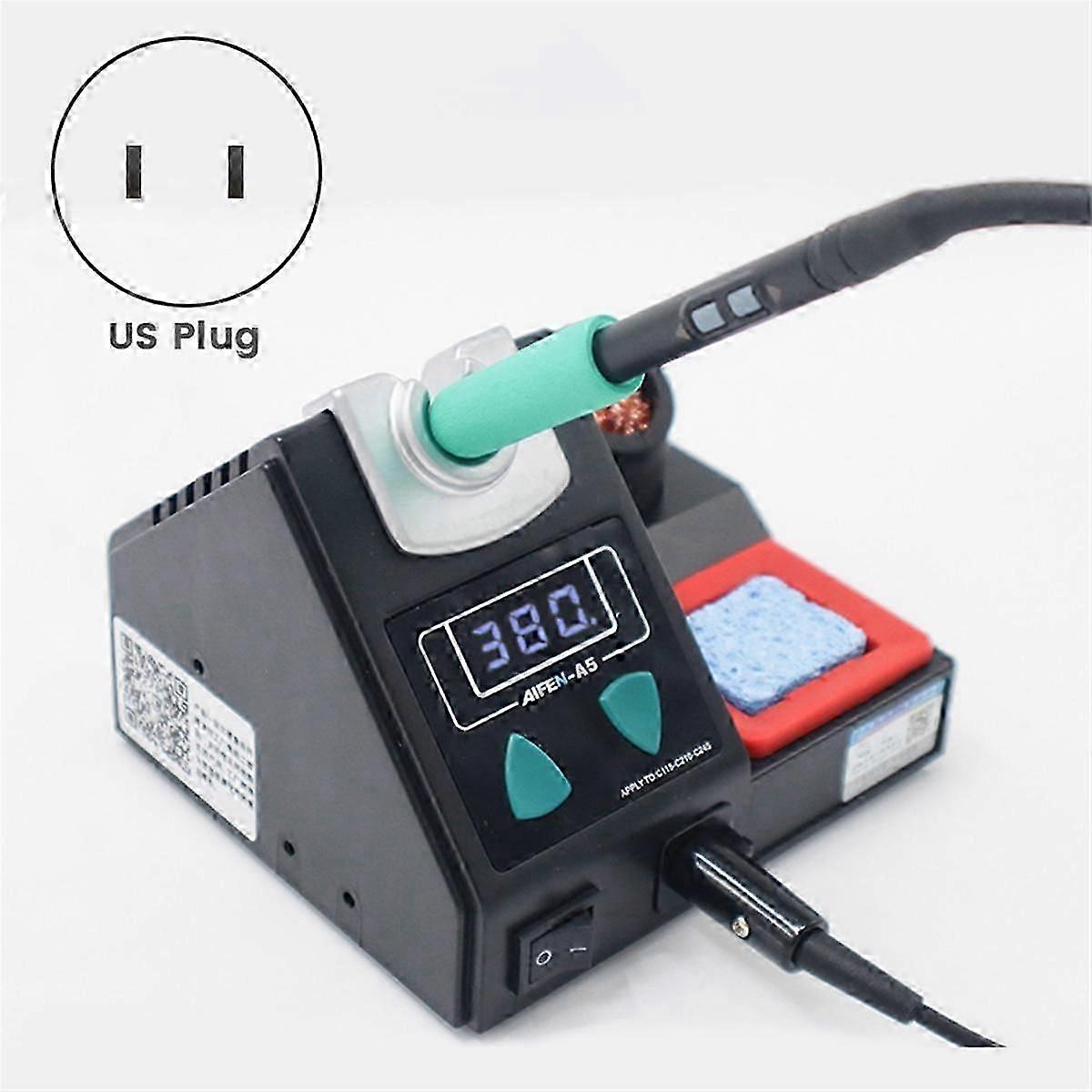A5 Soldering Station Compatible Soldering Iron Tips C210 Handle Soldering And Rework Station Electronic Tool Us Plug