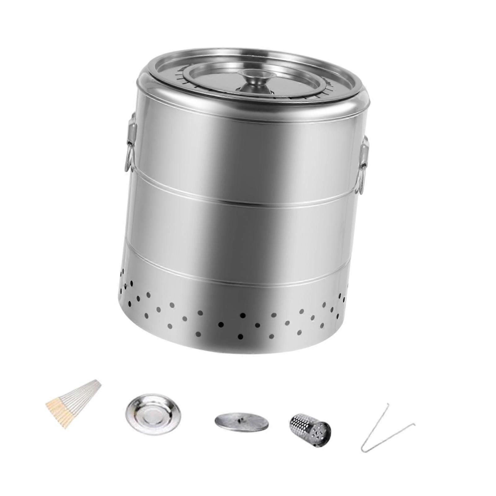 バーベキューハンギンググリルキャンプ用バーベキューバケツグリルバックパッキングピクニック