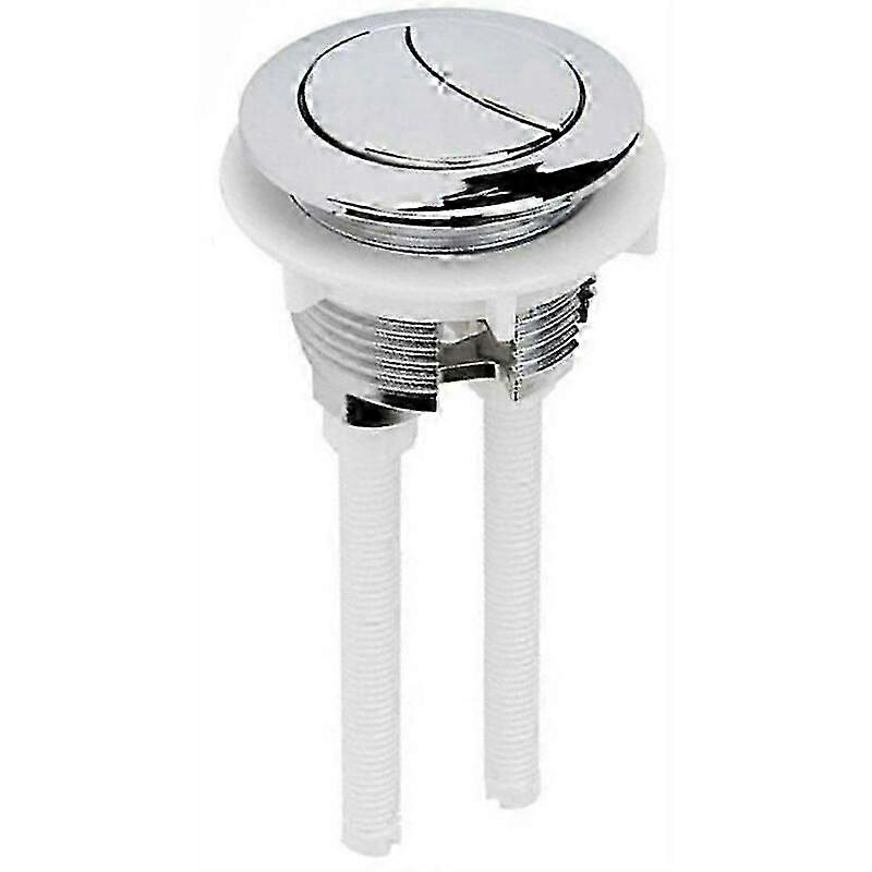 Spülmechanismus Set mit 1 Universal-Druckknopf für WC-Spülkasten - 38 mm - Pop-up-Knopf - Standard-Spülknopf