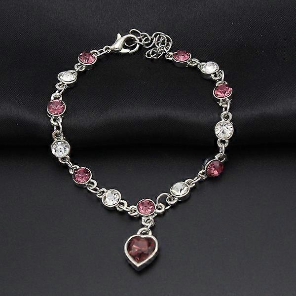 Nueva Pulsera de Cristal de Moda [Rojo]