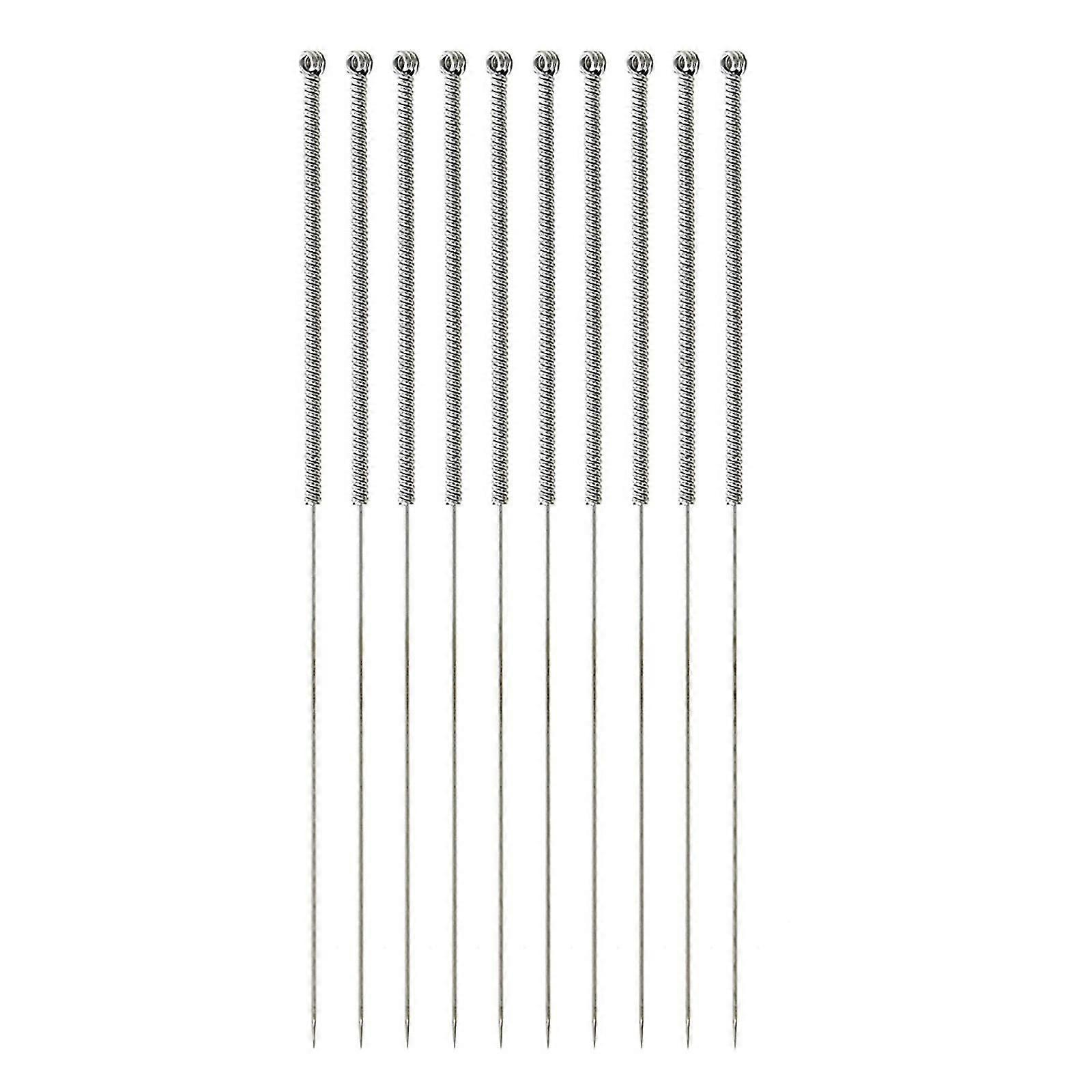Kit de nettoyage de buse 10 aiguilles en acier inoxydable 0,2 / 0,25 / 0,3 / 0,35 / 0,4 mm