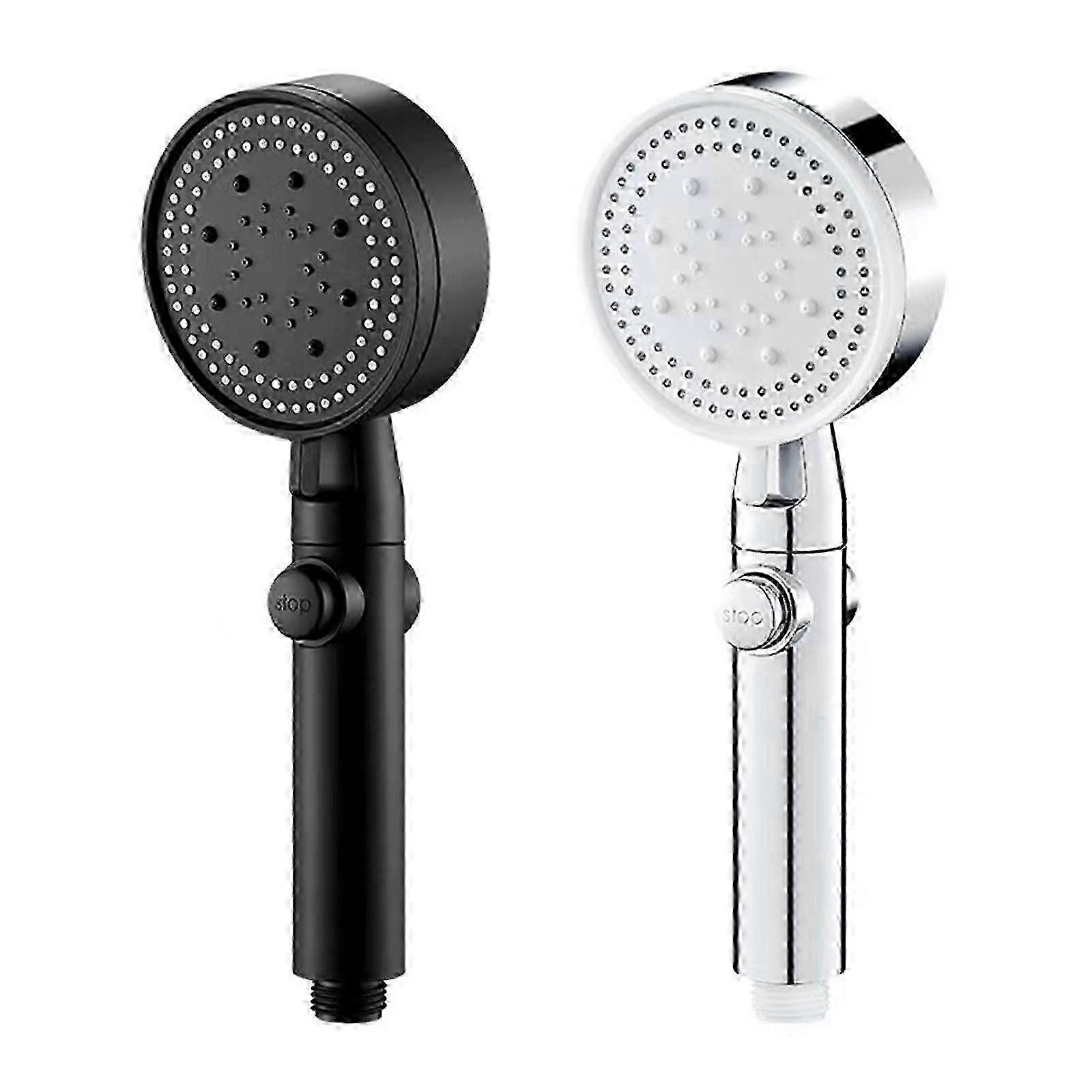 Handheld Shower Head with 5 Modes and Water Saving Button