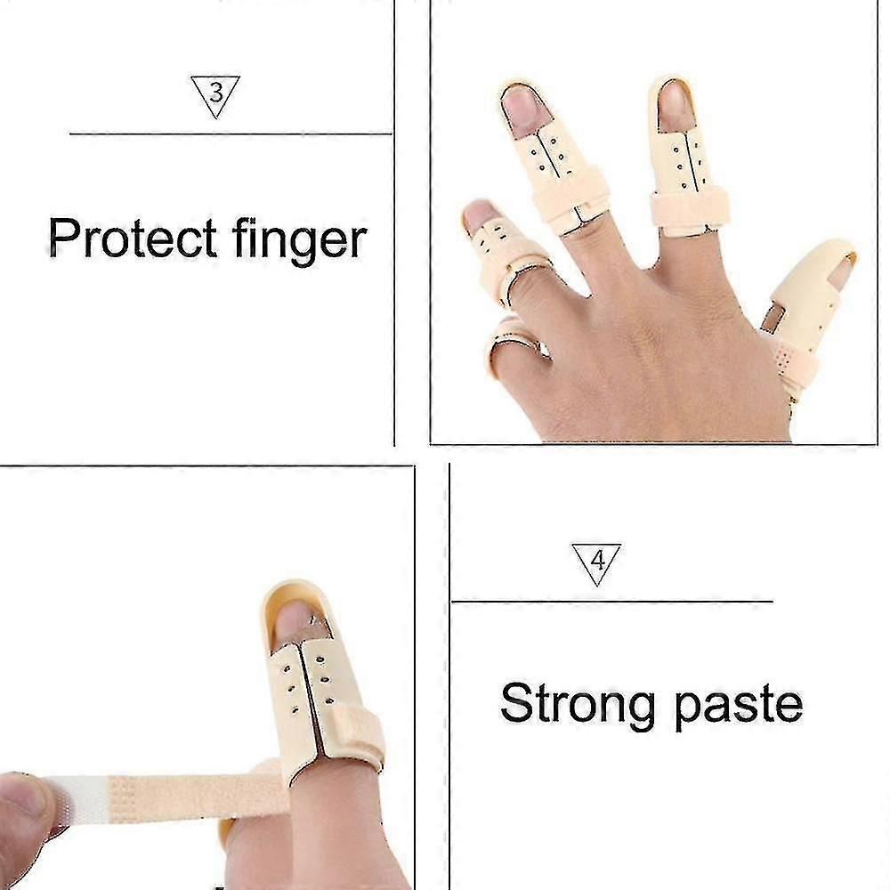 Multi Size Adjustable Finger Splint Finger Protector Arthritis Joint Damage Pain Relief_f
