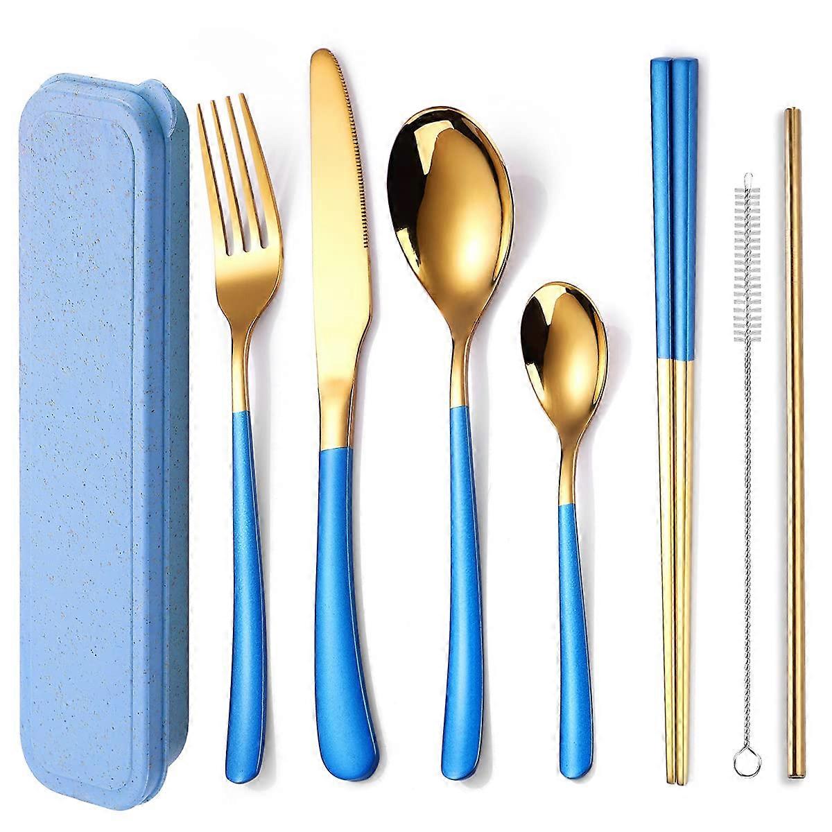 7-Piece Stainless Steel Flatware Set with Mirror Finish, Service for 4, Dishwasher Safe, Modern Design