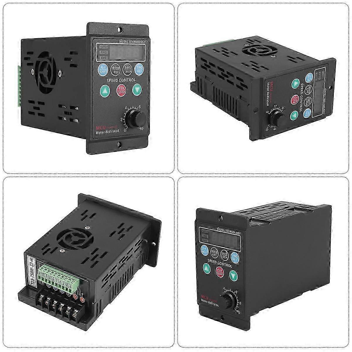 220V 750W Single-Phase Input 3-Phase Output Motor Driver Frequency Converter with Four-Digit Digita