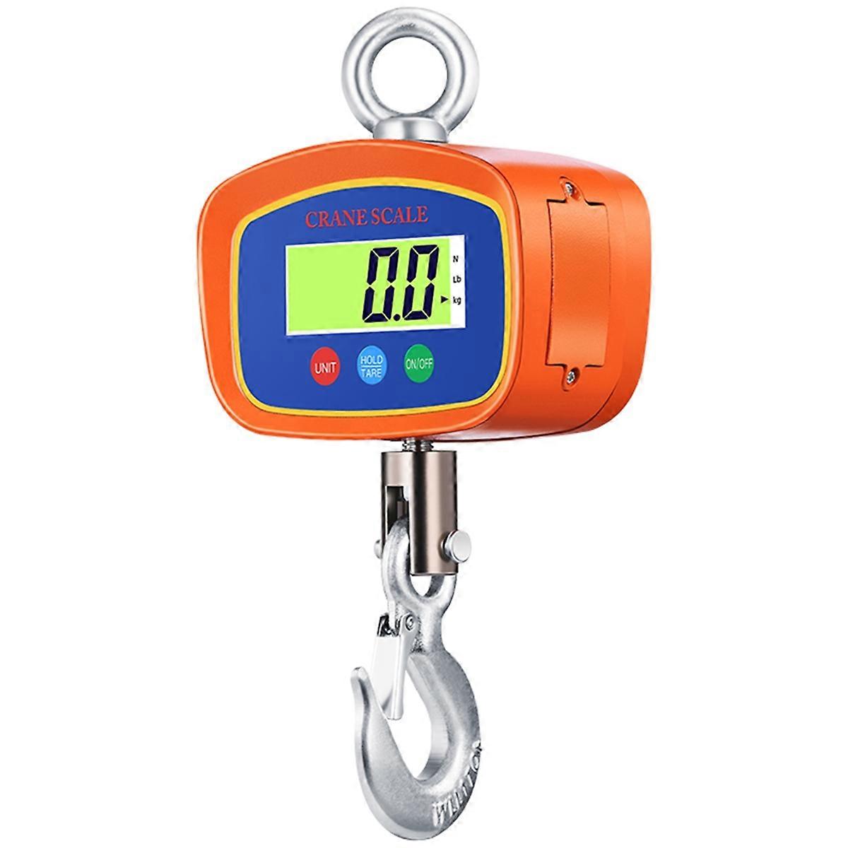 1000KG Electronic Hanging Scale Precision Digital Dual LCD Display 1000kg Crane Scales Industrial Weigher C