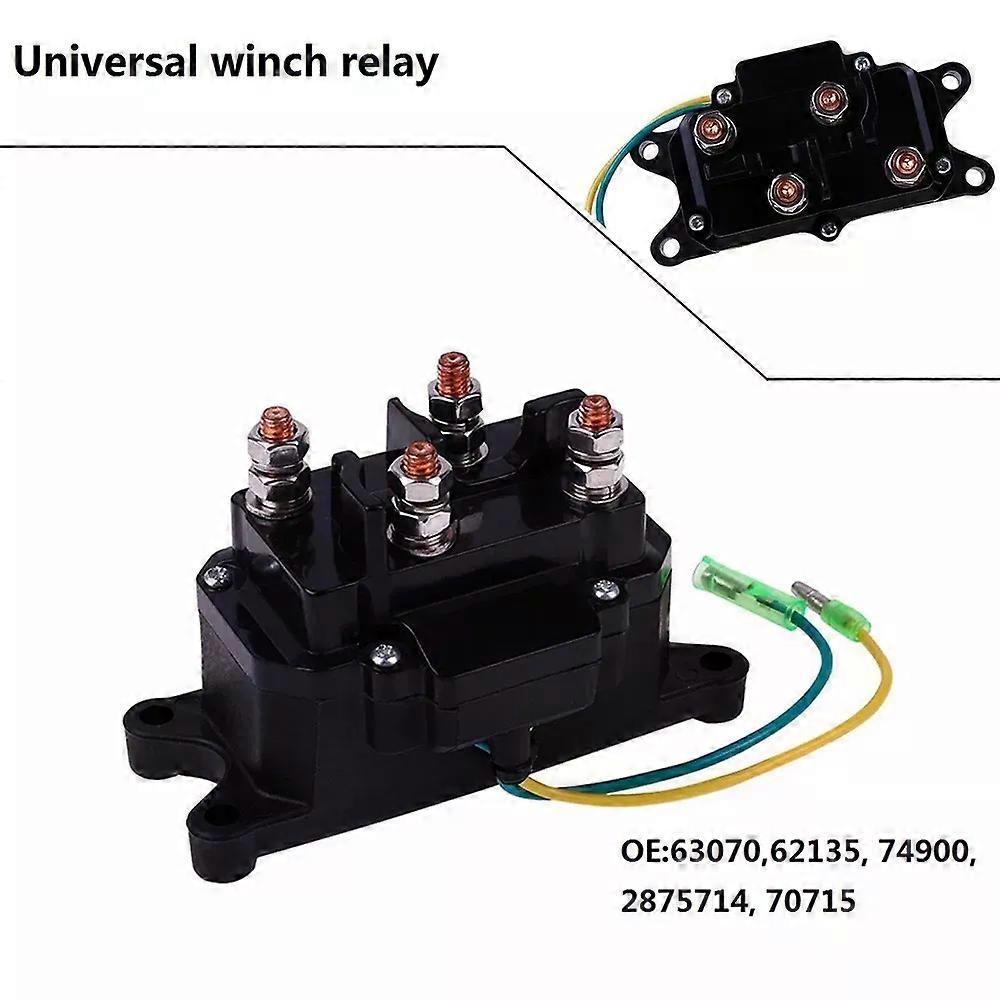 12V Boat Relay Winch ATV Control Contactor for Truck Solenoid Control Relay Electric Wireless Remote System