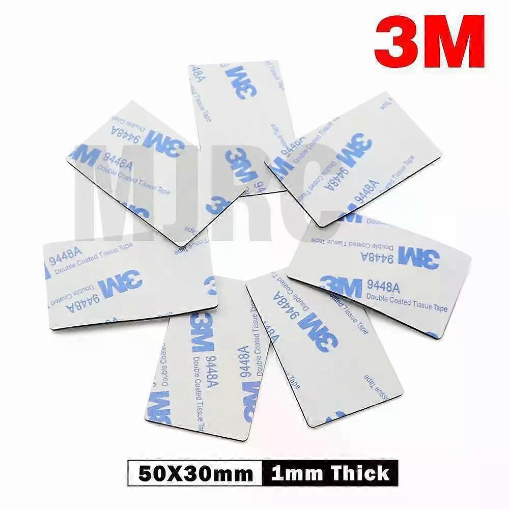 5-50Pcs 3M Double Sided Black Foam Tape Strong Rectangular Pad Sticker Suitable for Mounting RC Model LED Servo Receiver