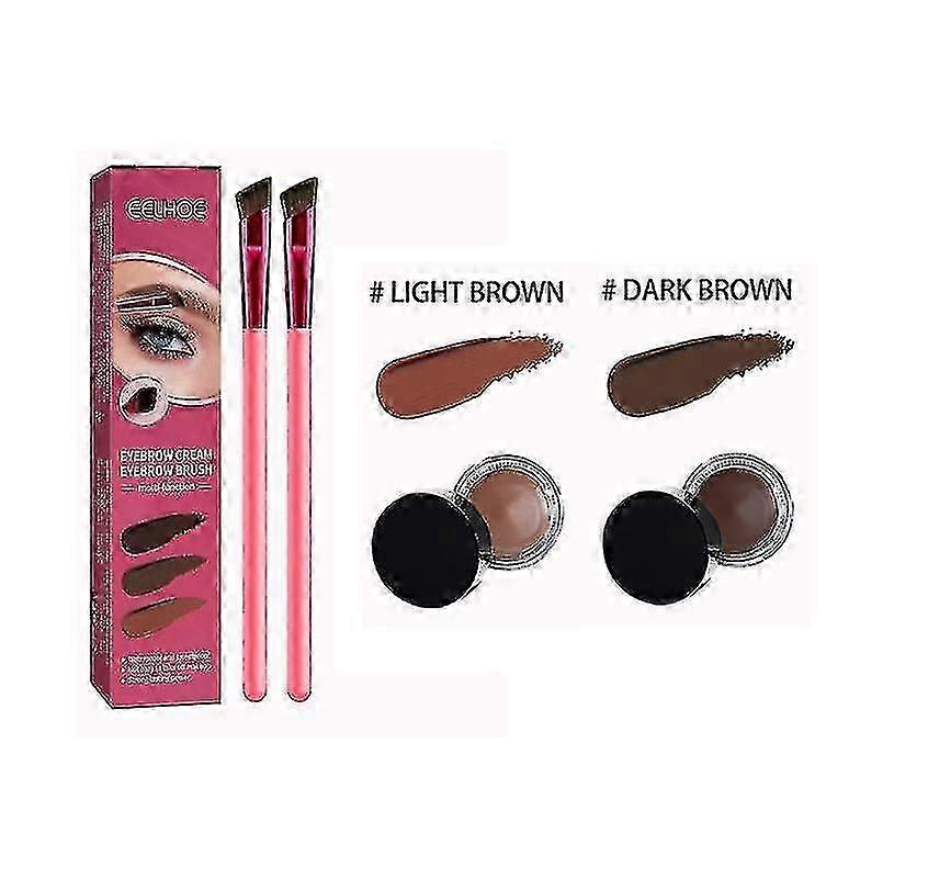 Multifunctional Eyebrow Brush Set Portable Eyebrow Brush Eyebrow Cream Beveled Wild Eyebrow Eyeshadow Contour