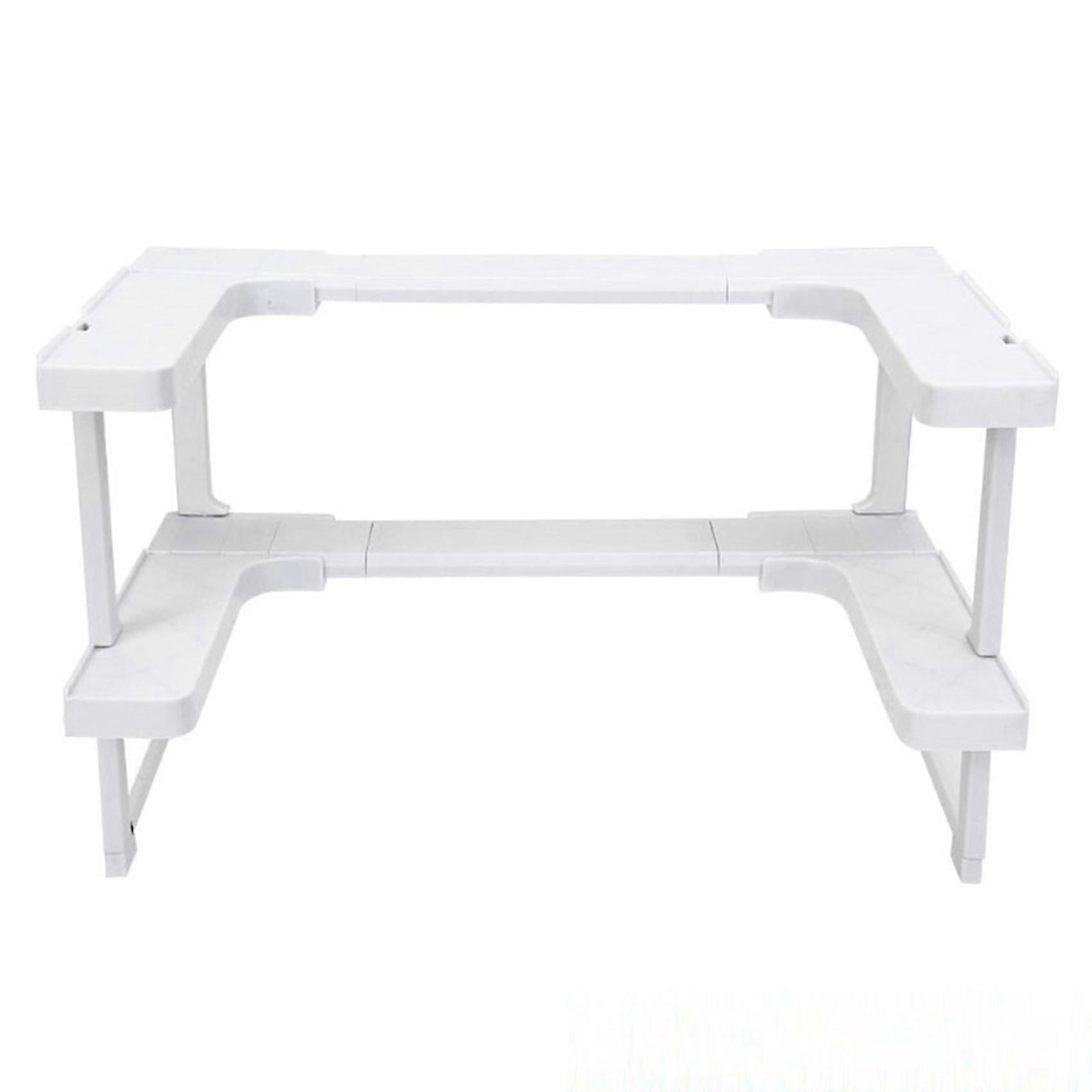 Stackable Spice Storage Shelf Adjustable Expandable Spice Rack Cabinet Shelves for Pantry Kitchen C