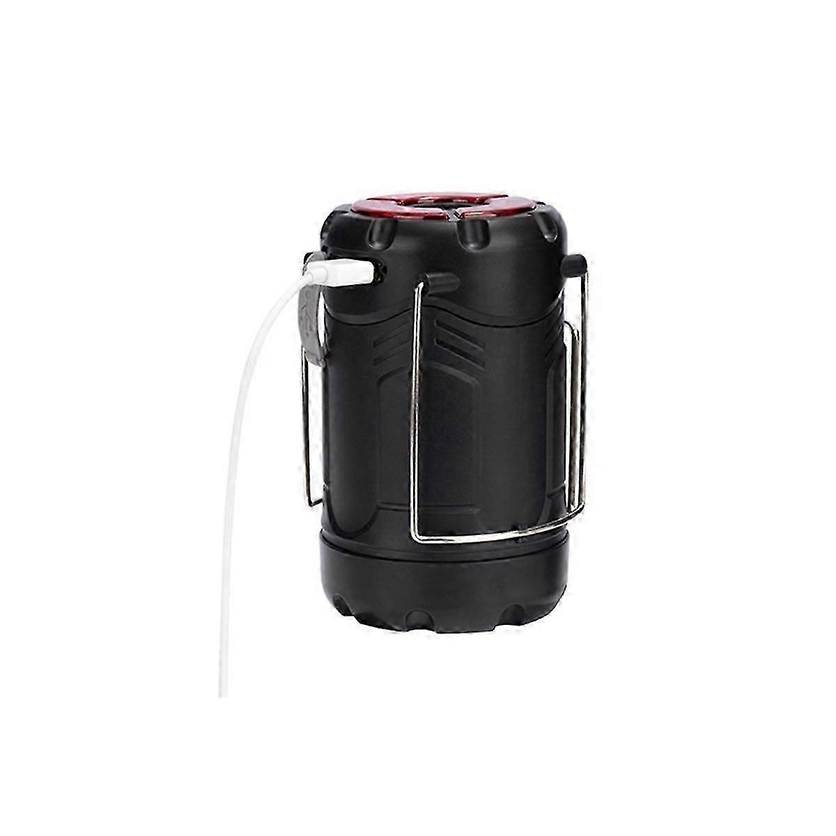 Foldable LED Camping Light, Rechargeable and Battery Operated 2-In-1 Emergency Light with Flashligh