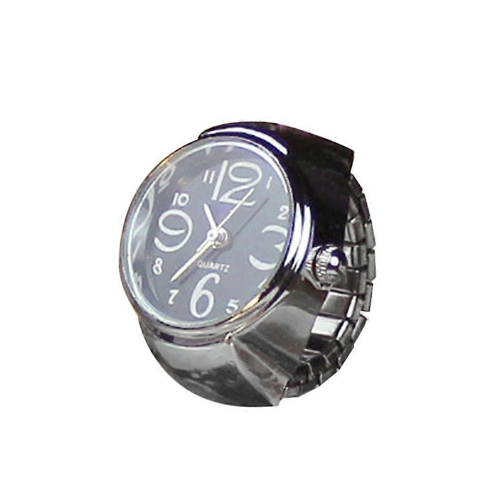 Creative Fashion Alloy Silver Shell Disc Watch Ring